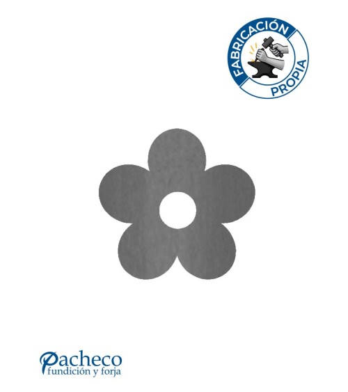 Placa de Láser de Flor para Redondo 14 - 16 - 20 mm con Espseor 3 mm