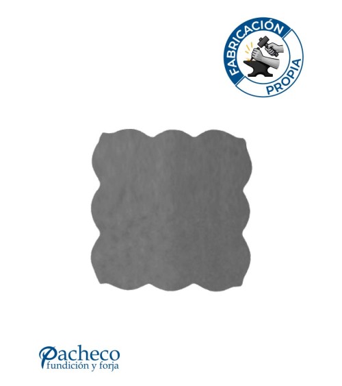 Placa de Láser Cuadrada con Marco Ornamental Espesor 6 mm