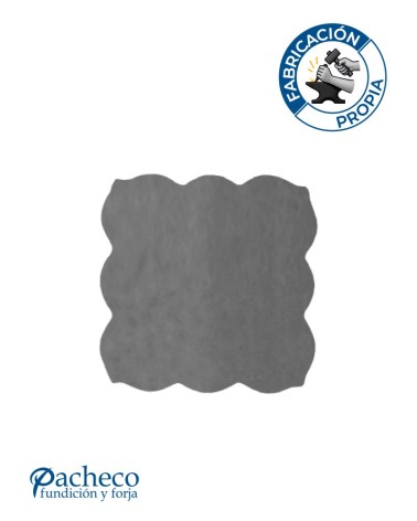 Placa de Láser Cuadrada con Marco Ornamental Espesor 6 mm