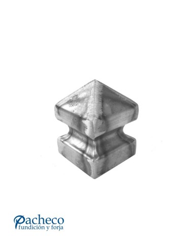 Tapón de Forja Pirámidal para Cuadrado 50 - 60 - 80 mm