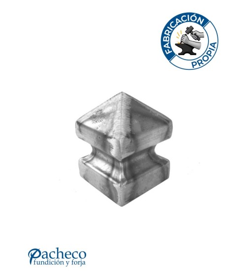 Tapón de Forja Pirámidal para Cuadrado 50 - 60 - 80 mm