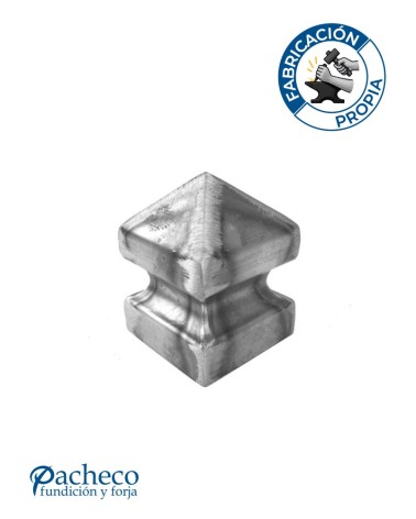 Tapón de Forja Pirámidal para Cuadrado 50 - 60 - 80 mm