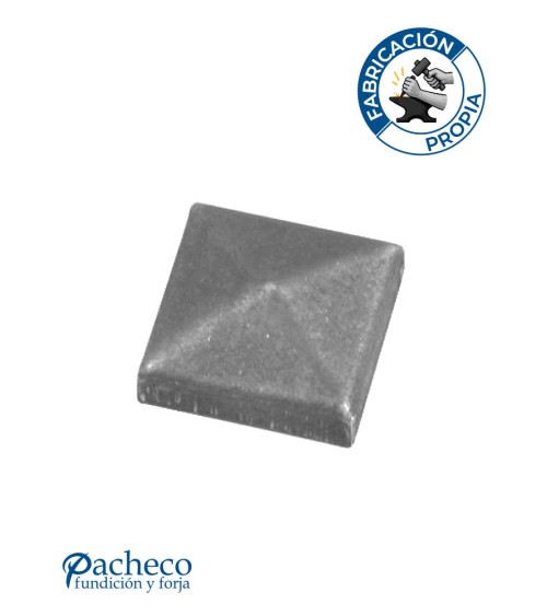 Tapón de Forja Cuadrado para Cuadrado 30 - 40 - 50 - 60 - 80 - 100 mm