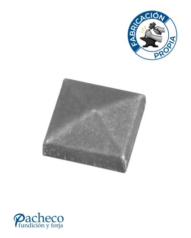 Tapón de Forja Cuadrado para Cuadrado 30 - 40 - 50 - 60 - 80 - 100 mm