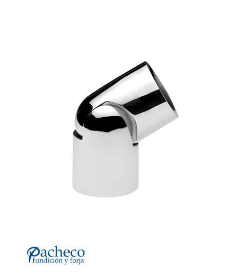 Codo de Acero Inoxidable 316 Regulable Brillo y Satinado Redondo 12 mm