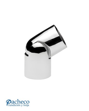 Codo de Acero Inoxidable 316 Regulable Brillo y Satinado Redondo 12 mm