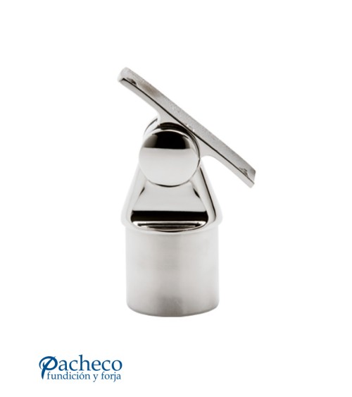 Soporte Regulable de Acero Inoxidable 316 Brillo y Satinado para Poste y Pasamanos Redondo