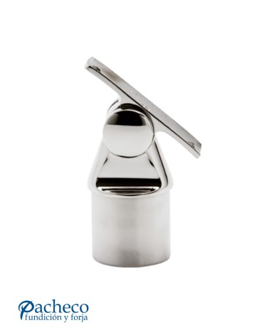 Soporte Regulable de Acero Inoxidable 316 Brillo y Satinado para Poste y Pasamanos Redondo