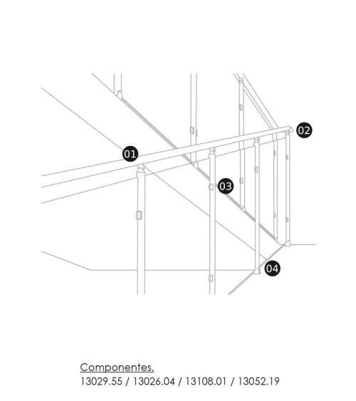 Soporte Regulable de Acero Inoxidable 316 Brillo y Satinado para Poste y Pasamanos Redondo