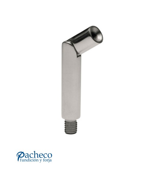 Separador Roscado Inclinado para Barandillas de Acero Inxoidable 316 Brillo y Satinado