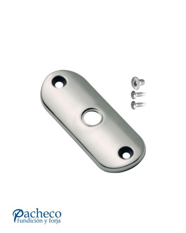 Placa de Unión Curva para empalme de Barandilla de Acero Inoxidable 316 Brillo y Satinado