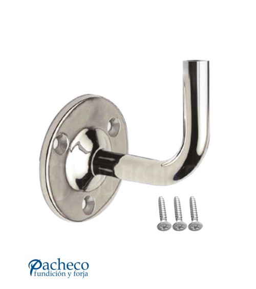 Soporte para Soldar a Pasamanos M6 y Anclaje a Pared con Tornillos de Acero Inoxidable 316 Brillo y Satinado