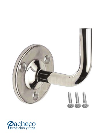 Soporte para Soldar a Pasamanos M6 y Anclaje a Pared con Tornillos de Acero Inoxidable 316 Brillo y Satinado