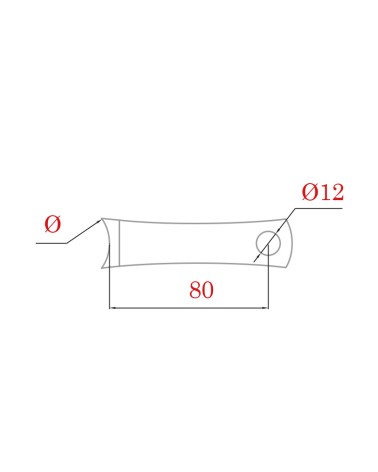 Conector de Unión Lateral para Pasamanos de Acero Inoxidable 316 Brillo y Satinado