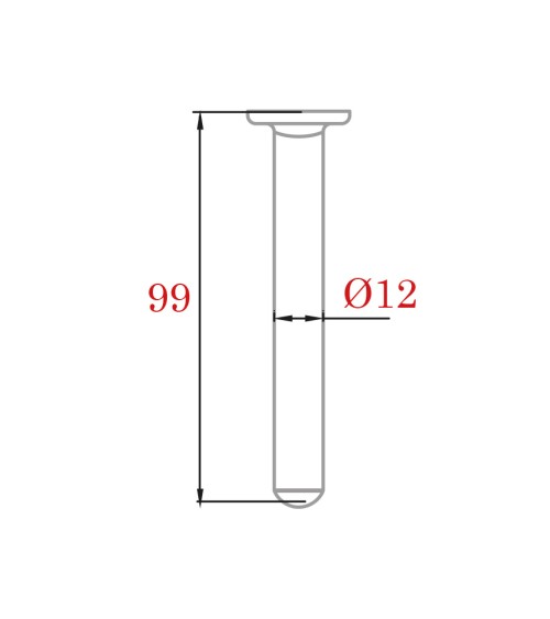 Soporte Superior Recto para Pasamanos Cuadrado de Acero Inoxidable 316 Brillo y Satinado