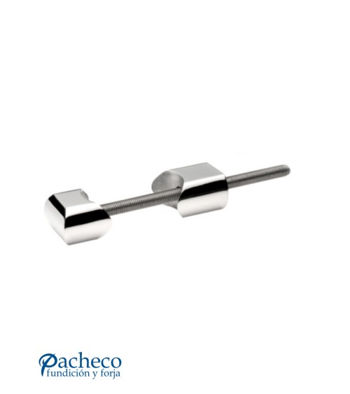 Soporte de Acero Inoxidable 316 Brillo y Satinado para Fijación de Poste Redondo