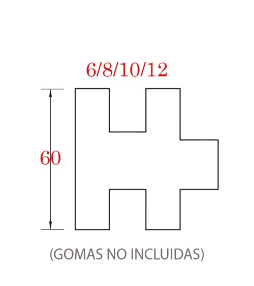 Pinza Redonda en Acero Inoxidable 316 Brillo y Satinado Unión de Dos Cristales para Barandillas para Cuadrado