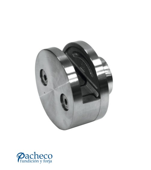 Pinza Redonda en Acero Inoxidable 316 Brillo y Satinado Esquinera para Cuadrado