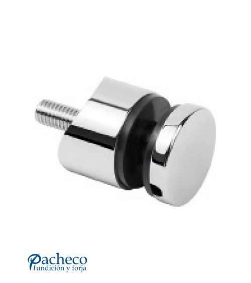 Pinza de Botón de Acero Inoxidable 316 Brillo y Satinado para Redondo 40 - 43 mm