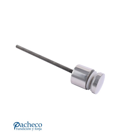 Pinza de Botón de Acero Inoxidable 316 para Barandillas de Cristal de 12,76 mm a 16,76 mm