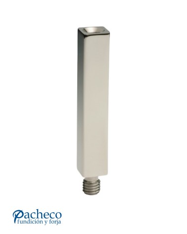 Separador Roscado Cuadrado para Barandillas de Acero Inoxidable 316 Brillo y Satinado