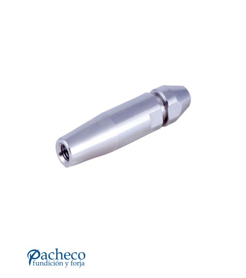 Terminal de Acero Inoxidable Apriete Rápido Rosca Interna IZQ y DCHA para Cable 5 mm Diámetro