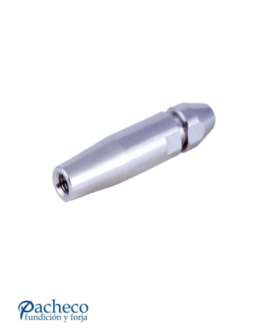 Terminal de Acero Inoxidable Apriete Rápido Rosca Interna IZQ y DCHA para Cable 5 mm Diámetro