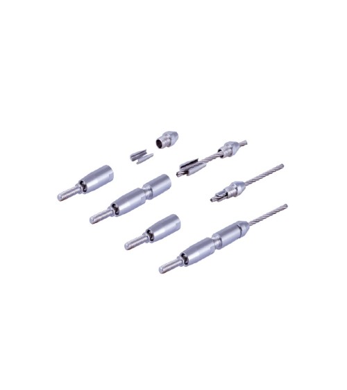 Tensor de Acero Inoxidable Apriete Rápido Regulable y Articulado para Cable de 5 mm Diámetro