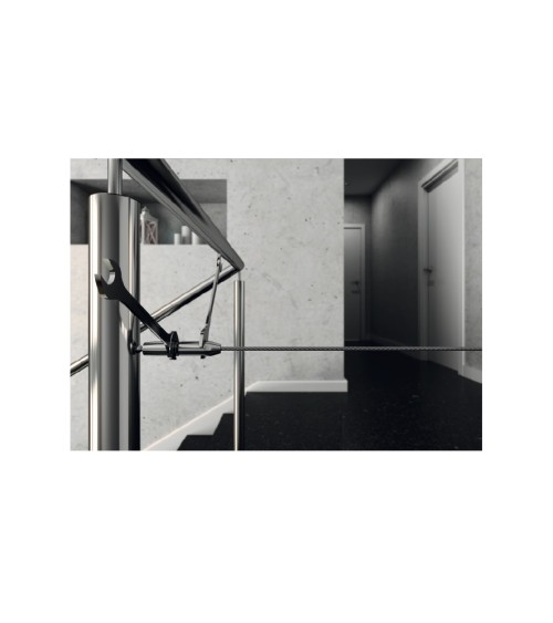 Tensor de Acero Inoxidable Apriete Rápido Regulable y Articulado para Cable de 5 mm Diámetro