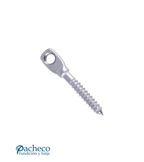 Terminal de Anclaje de Acero Inoxidable Centrado Roscado