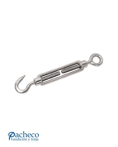 Tensor Gancho-Ojo DIN-1480 de Acero Inoxidable para Tensado de Cables en Barandillas de Inox