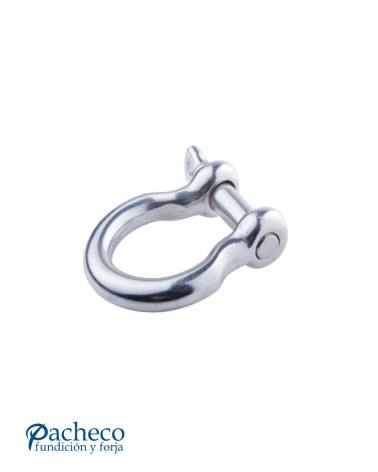 Grillete Recto Tipo D de Acero Inoxidable para Uniones de Cables