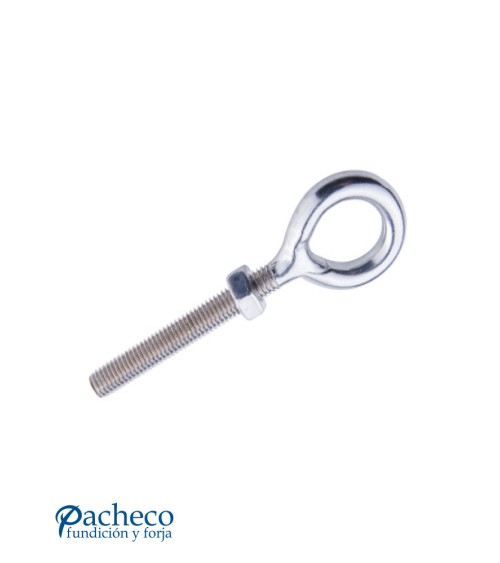 Hembrilla Soldada con Tuerca de Acero Inoxidable
