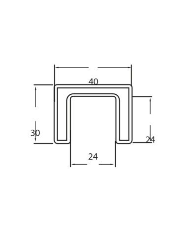 Pasamanos Cuadrado de Acero Inoxidable 316 Brillo y Satinado para Cristal