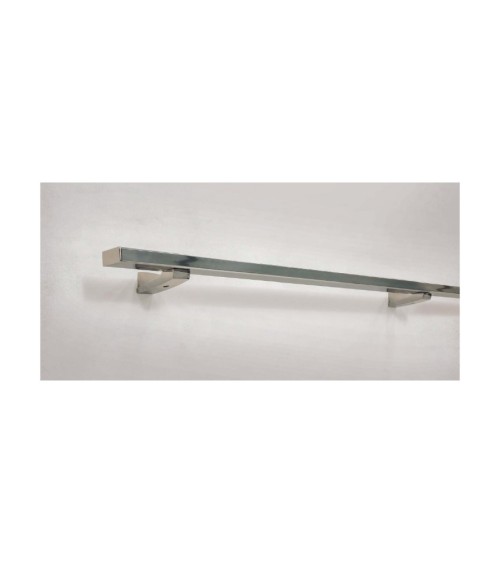 Soporte Recto para Pasamanos Curvo de Acero Inoxidable 316 Brillo y Satinado