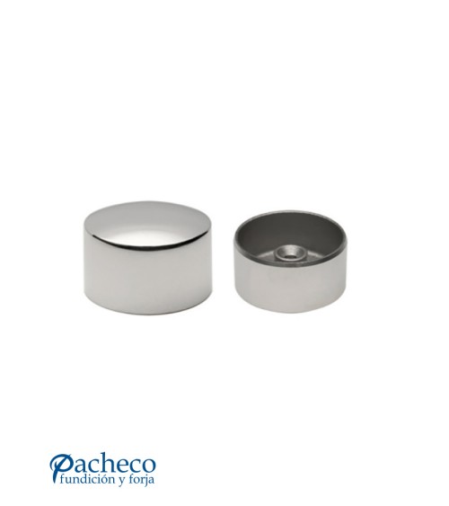 Tapón a Presión de Acero Inoxidable 316 Brillo y Satinado para Pasamanos de Madera