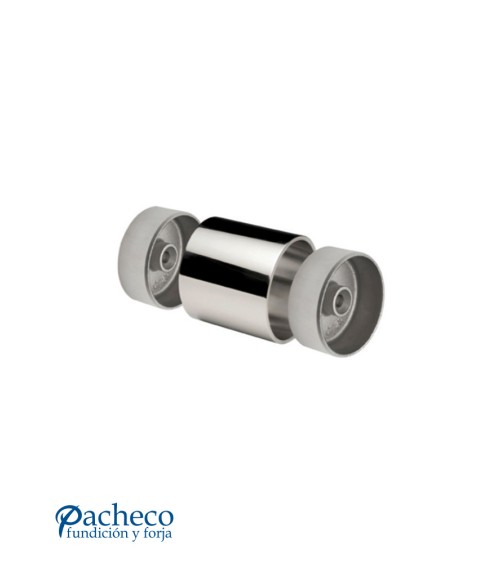 Unión Recta de Acero Inoxidable 316 Brillo y Satindo para Pasamanos de Madera