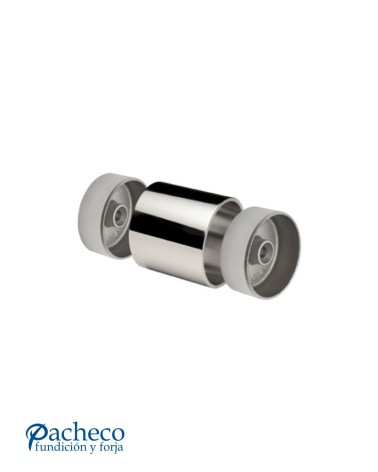 Unión Recta de Acero Inoxidable 316 Brillo y Satindo para Pasamanos de Madera