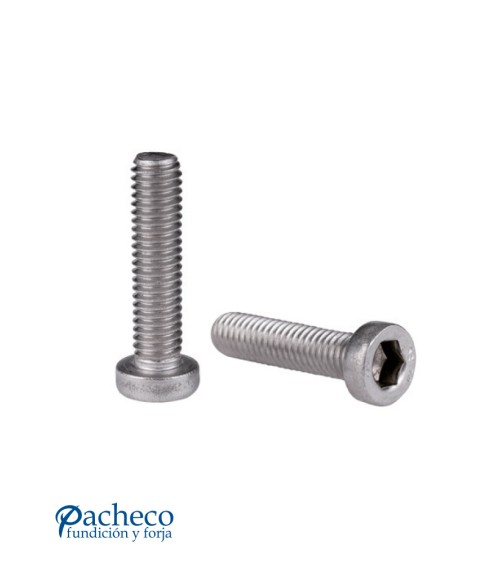 Tornillo Allen Cabeza Cilíndrica Baja AISI 316 (M4-M8)