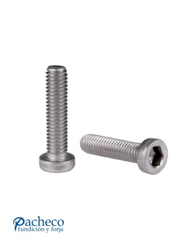 Tornillo Allen Cabeza Cilíndrica Baja AISI 316 (M4-M8)