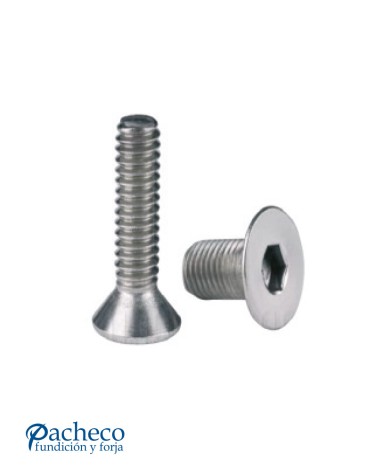 Tornillo Allen Cabeza Avellanada AISI 316 (M4-M6)