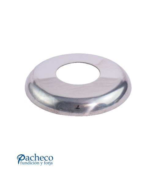 Embellecedor Redonda de Acero Inoxidable 316 Brillo y Satinado