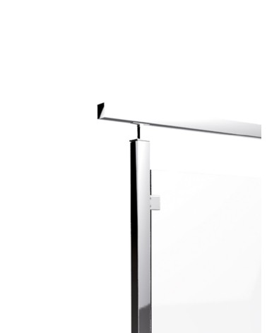 Poste Cuadrado 40 mm de Acero Inoxidable 316 Brillo y Satinado con Rosa Métrica M8 Lateral