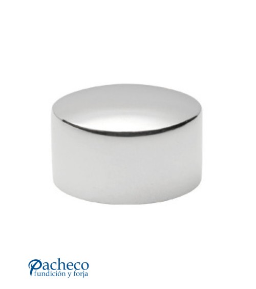 Tapón Embellecedor para Poste Redondo de Acero Inox 316 Brillo y Satinado