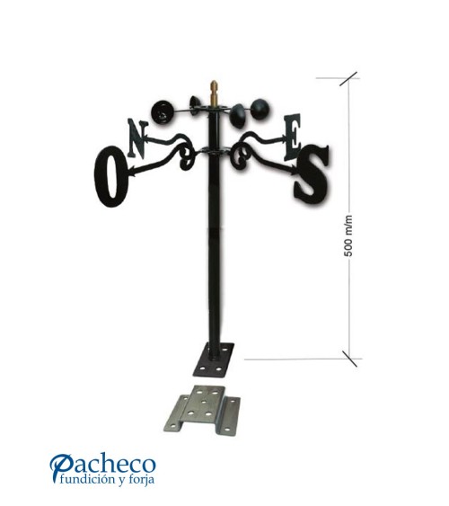 Veleta de Hierro Garrochista para Tejado - Veleta de Viento con Cazoletas Ecuestre Fabricada en España Veleta de Hierro Garrochista para Tejado - Veleta de Viento con Cazoletas Ecuestre Fabricada en España