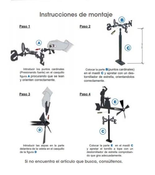 Veleta de Hierro Ciclista para Tejado - Veleta de Viento con Cazoletas Deportiva Fabricada en España