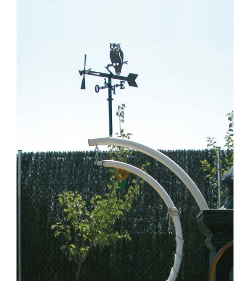 Veleta de Hierro Búho para Jardín - Veleta de Viento con Aspas Decorativa Fabricada en España Veleta de Hierro Búho para Jardín - Veleta de Viento con Aspas Decorativa Fabricada en España