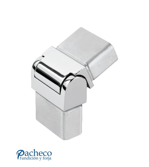 Codo de Acero Inoxidable 316 Regulable para Pletinas Brillo y Satinado 50X25 mm