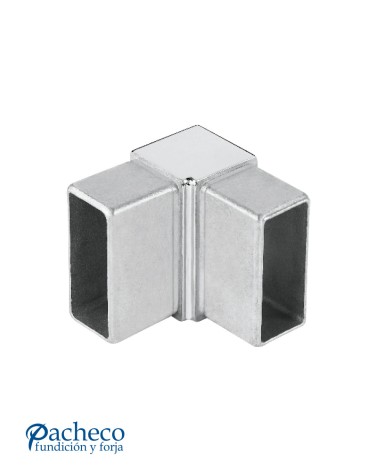 Codo de Acero Inoxidable 316 para Pletinas para Esquina Brillo y Satinado 50x25 mm