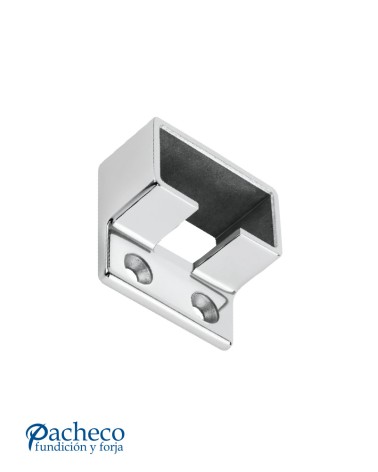 Placa de Acero Inoxidable 316 para Pared Abierta Brillo y Satinado 50x25 mm